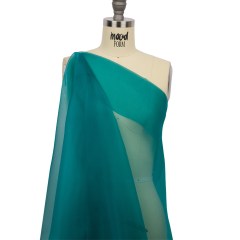 Silk Organza 44″ – Deep Teal – Premium Collection Silk Organza 44″ – Deep Teal – Premium Collection