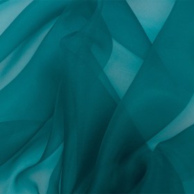 Silk Organza 44″ – Deep Teal – Premium Collection Silk Organza 44″ – Deep Teal – Premium Collection