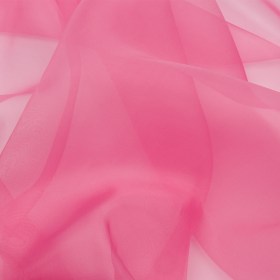 Silk Organza 44″ – Carmine Rose – Premium Collection Silk Organza 44″ – Carmine Rose – Premium Collection