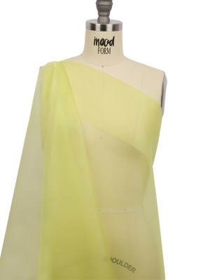 Silk Organza 44″ – Sunny Lime – Premium Collection Silk Organza 44″ – Sunny Lime – Premium Collection