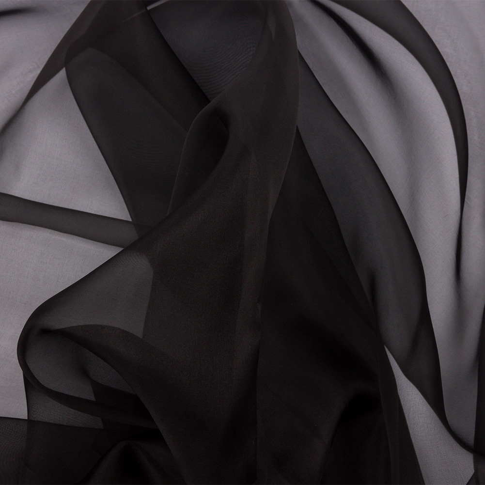 Silk Organza 54″ – Black – Premium Collection Silk Organza 54″ – Black – Premium Collection