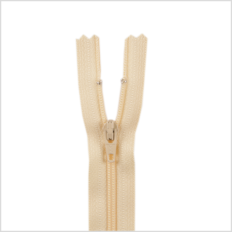 Regular Zipper 24″ by YKK – 055 Champagne Regular Zipper 24″ by YKK – 055 Champagne