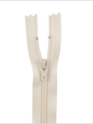 Regular Zipper 24″ by YKK – 121 Cream Regular Zipper 24″ by YKK – 121 Cream