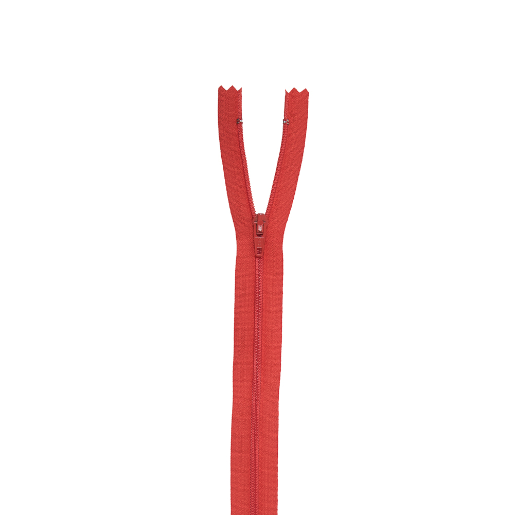 Regular Zipper 24″ by YKK – 200 Medium Orange-Red Regular Zipper 24″ by YKK – 200 Medium Orange-Red