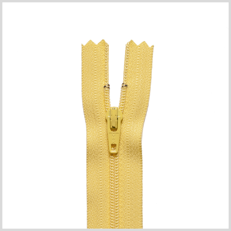 Regular Zipper 9″ by YKK – 504 Lemon Regular Zipper 9″ by YKK – 504 Lemon