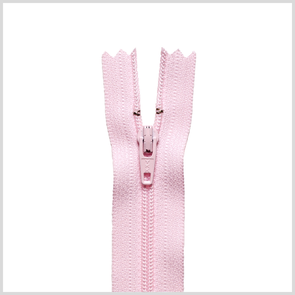 Regular Zipper 9″ by YKK – 511 Pale Pink Regular Zipper 9″ by YKK – 511 Pale Pink