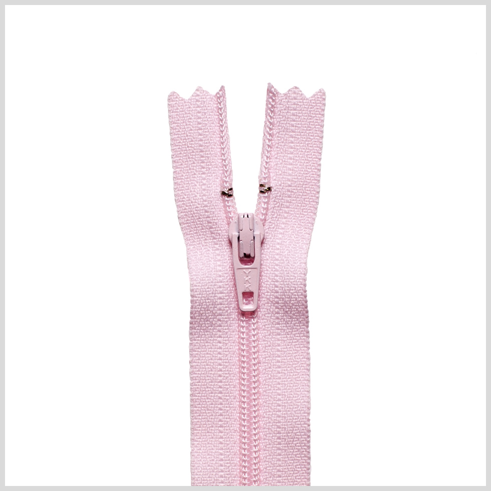 Regular Zipper 9″ by YKK – 512 Baby Pink Regular Zipper 9″ by YKK – 512 Baby Pink