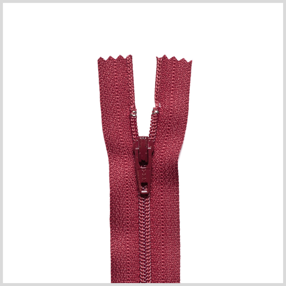 Regular Zipper 9″ by YKK – 520 Brick Regular Zipper 9″ by YKK – 520 Brick