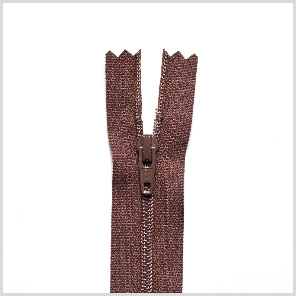 Regular Zipper 9″ by YKK – 568 Chocolate Regular Zipper 9″ by YKK – 568 Chocolate
