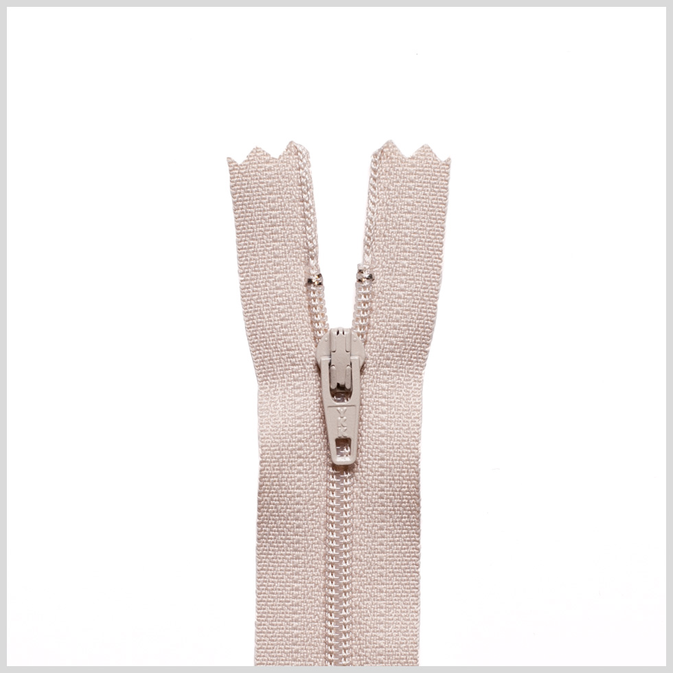 Regular Zipper 9″ by YKK – 572 Natural Regular Zipper 9″ by YKK – 572 Natural