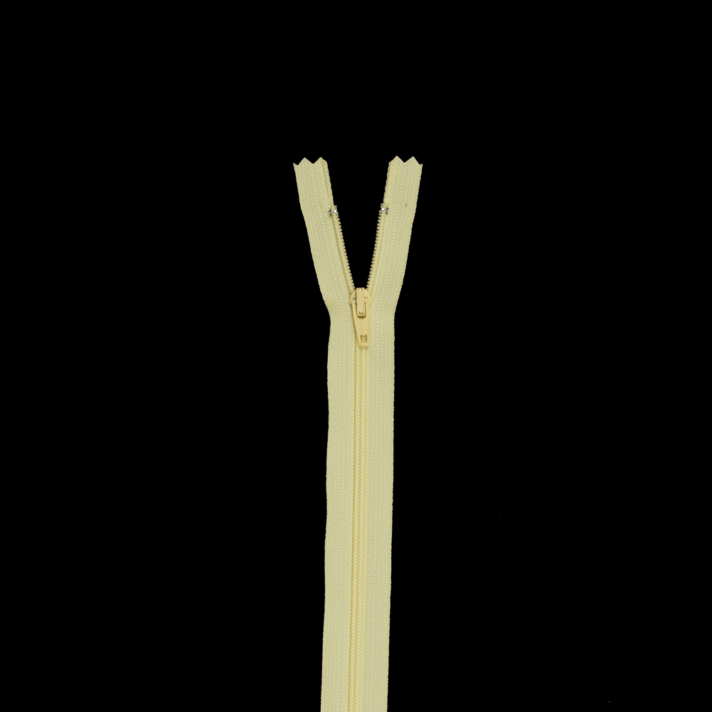 Regular Zipper 9″ by YKK – 802 Elfin Yellow Regular Zipper 9″ by YKK – 802 Elfin Yellow