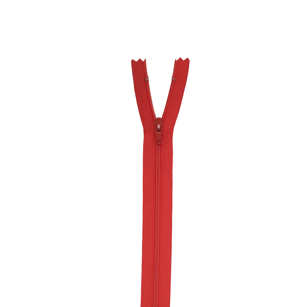 Regular Zipper 9″ by YKK – 819 Senega Red Regular Zipper 9″ by YKK – 819 Senega Red