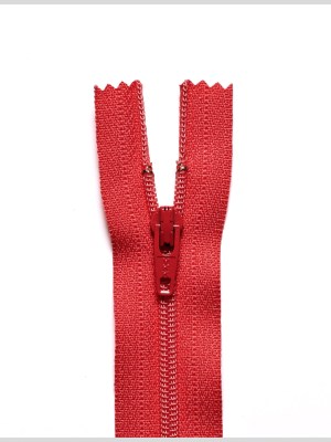 Regular Zipper 9″ by YKK – 820 Bright Red Regular Zipper 9″ by YKK – 820 Bright Red