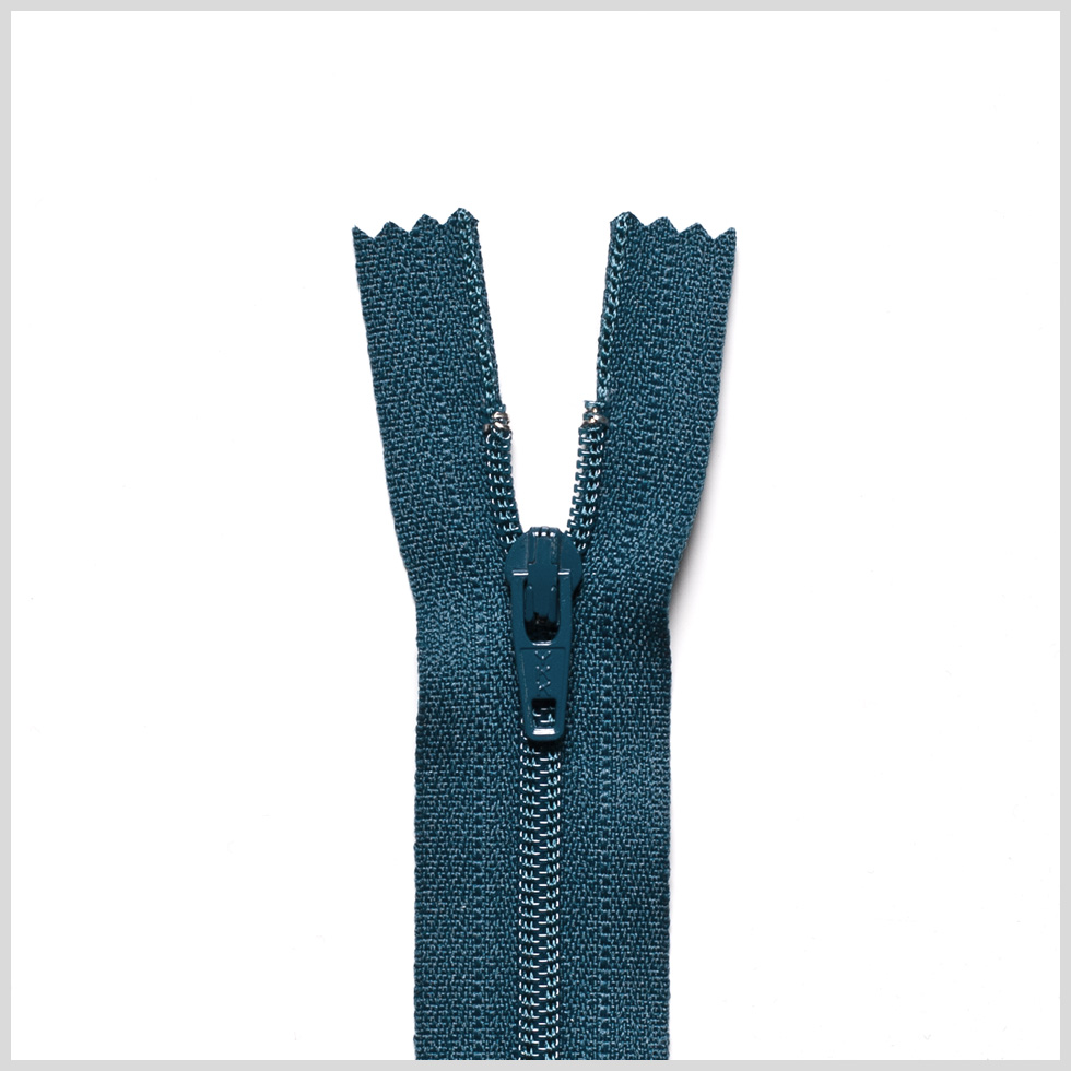 Regular Zipper 9″ by YKK – 840 Ocean Regular Zipper 9″ by YKK – 840 Ocean