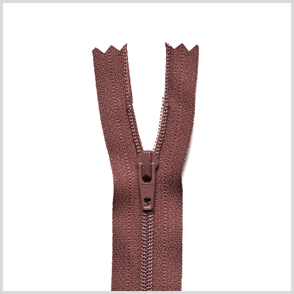 Regular Zipper 9″ by YKK – 855 Coco Regular Zipper 9″ by YKK – 855 Coco