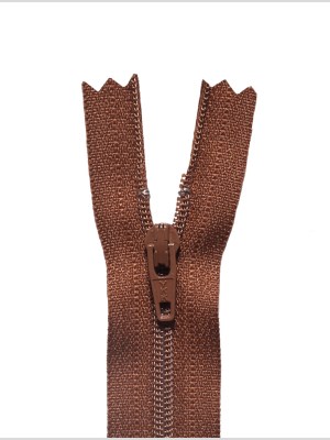 Regular Zipper 9″ by YKK – 859 Red Brown Regular Zipper 9″ by YKK – 859 Red Brown