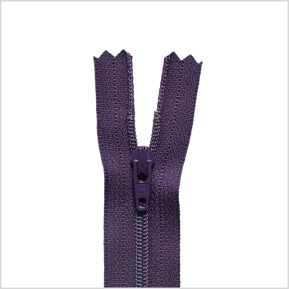 Regular Zipper 9″ by YKK – 867 Plum Regular Zipper 9″ by YKK – 867 Plum