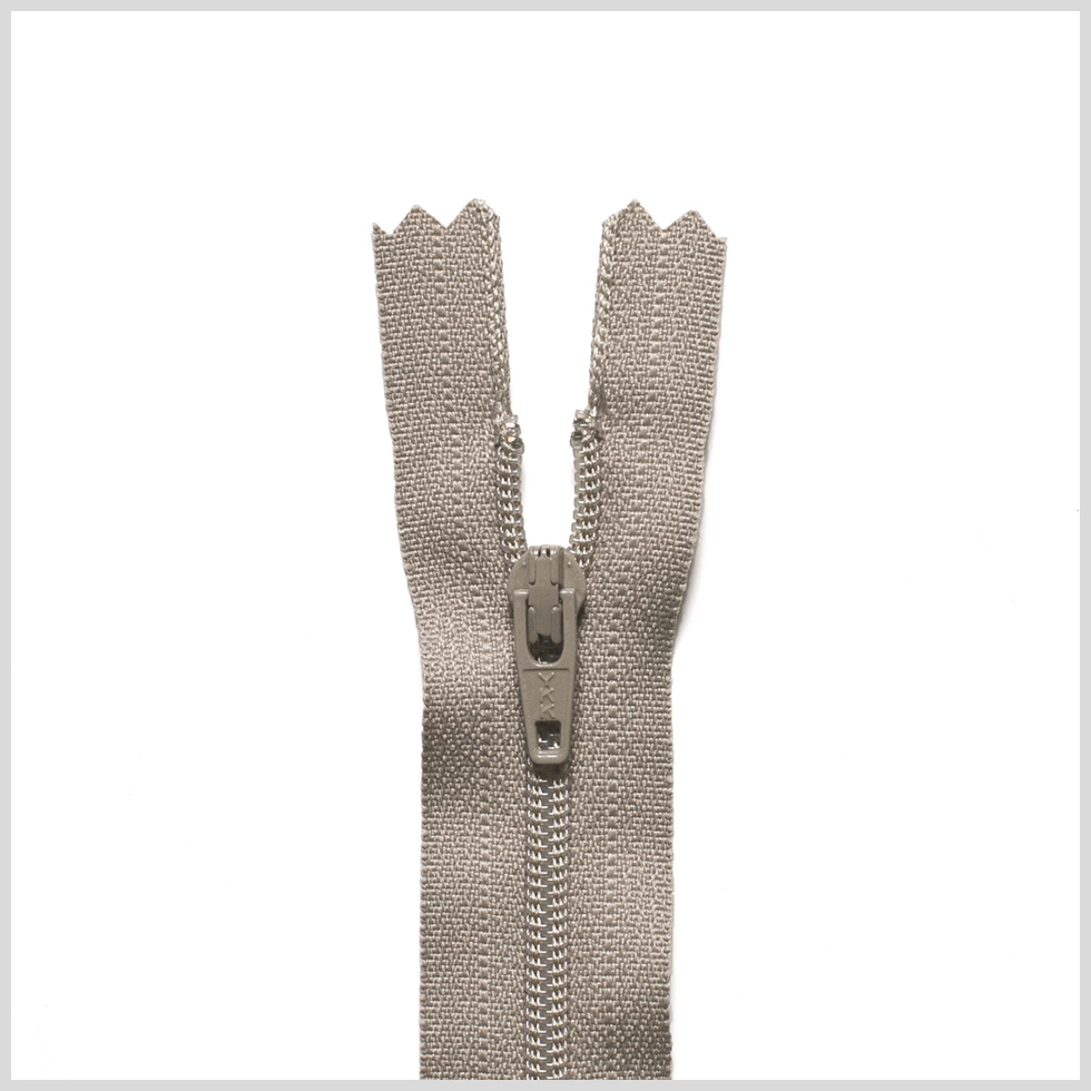 Regular Zipper 9″ by YKK – 884 Stone Regular Zipper 9″ by YKK – 884 Stone