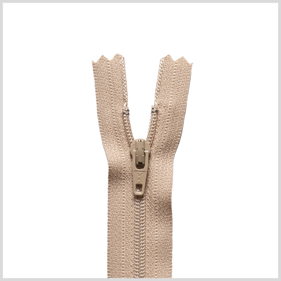 Regular Zipper 9″ by YKK – 892 Warm Beige Regular Zipper 9″ by YKK – 892 Warm Beige