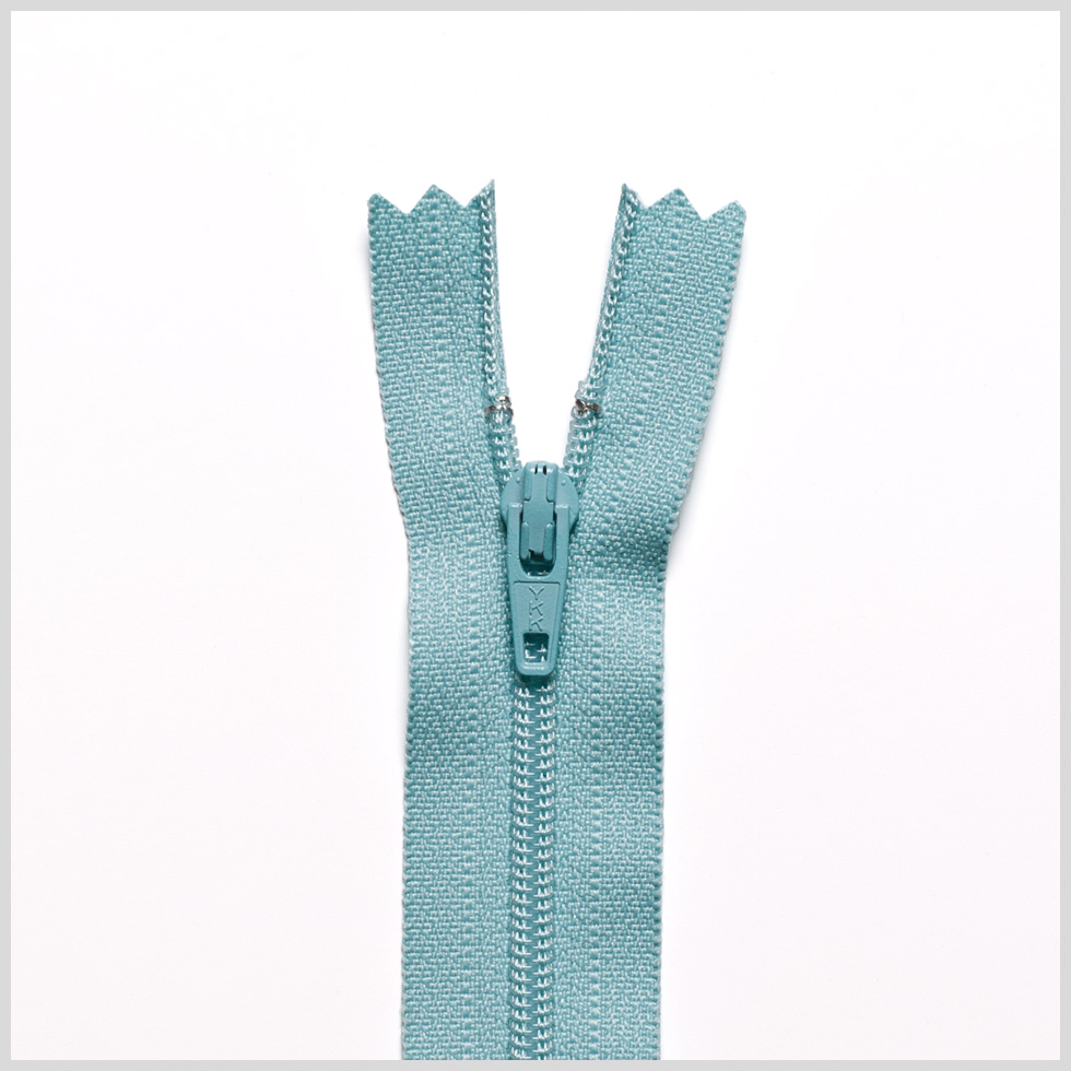 Regular Zipper 9″ by YKK – 904 Pale Seafoam Regular Zipper 9″ by YKK – 904 Pale Seafoam