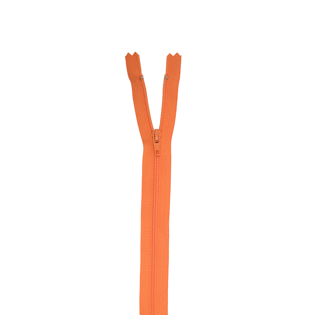 Regular Zipper 9″ by YKK – 006 Medium Orange Regular Zipper 9″ by YKK – 006 Medium Orange
