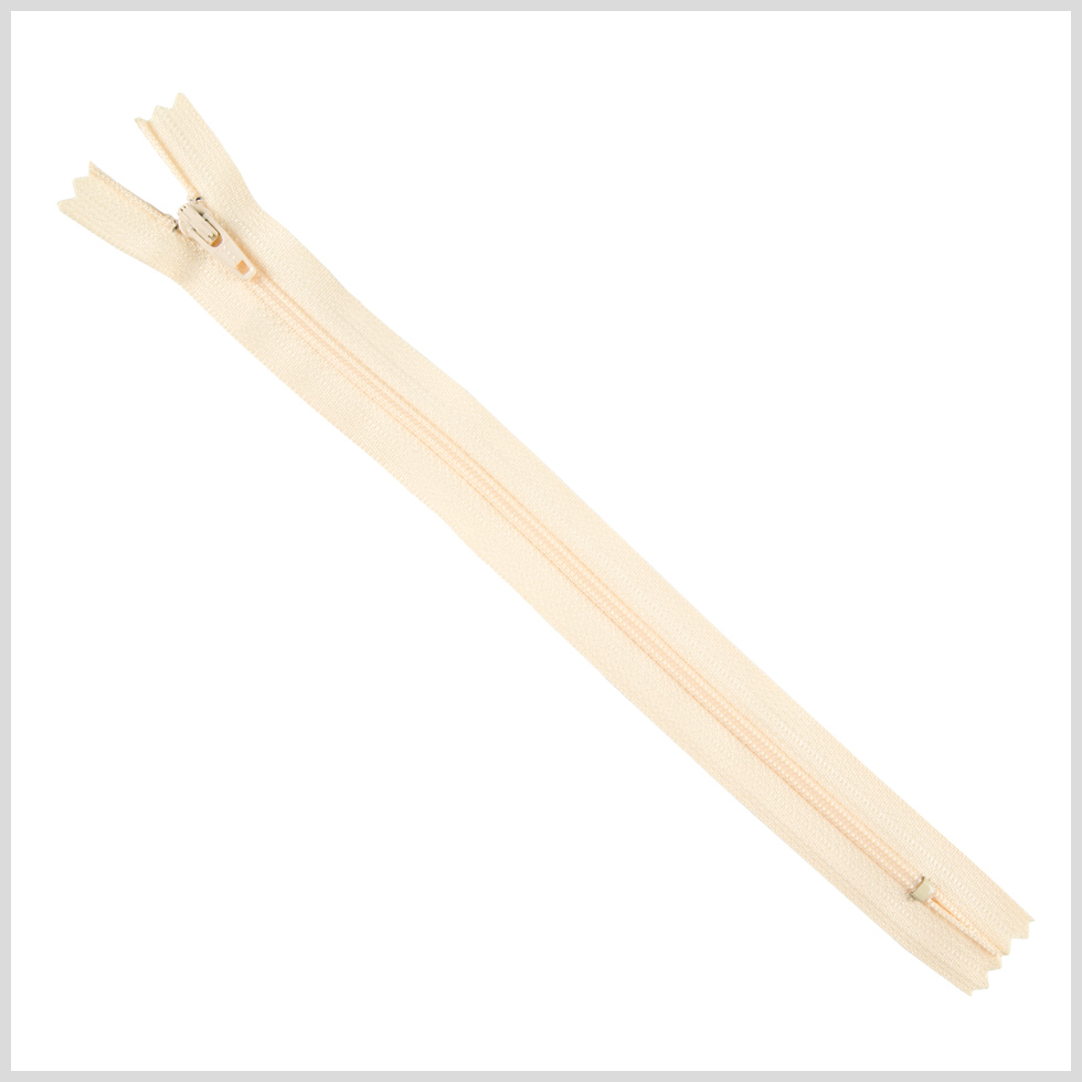 Regular Zipper 9″ by YKK – 055 Champagne Regular Zipper 9″ by YKK – 055 Champagne