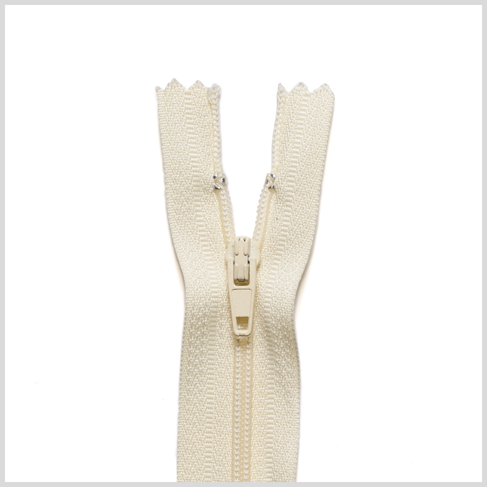 Regular Zipper 9″ by YKK – 345 Icy Yellow Regular Zipper 9″ by YKK – 345 Icy Yellow