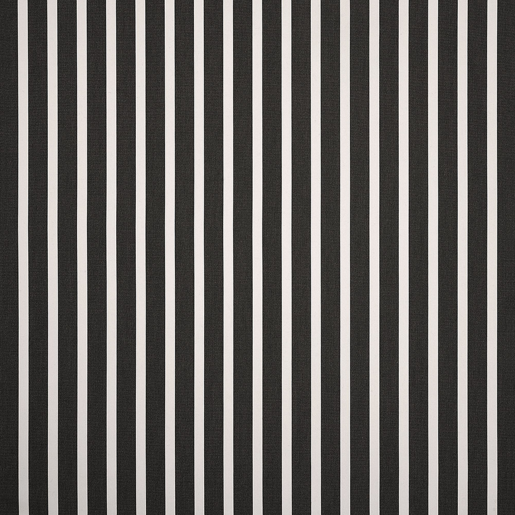 Shore Upholstery Woven by Sunbrella – Classic Black and White Stripes Shore Upholstery Woven by Sunbrella – Classic Black and White Stripes
