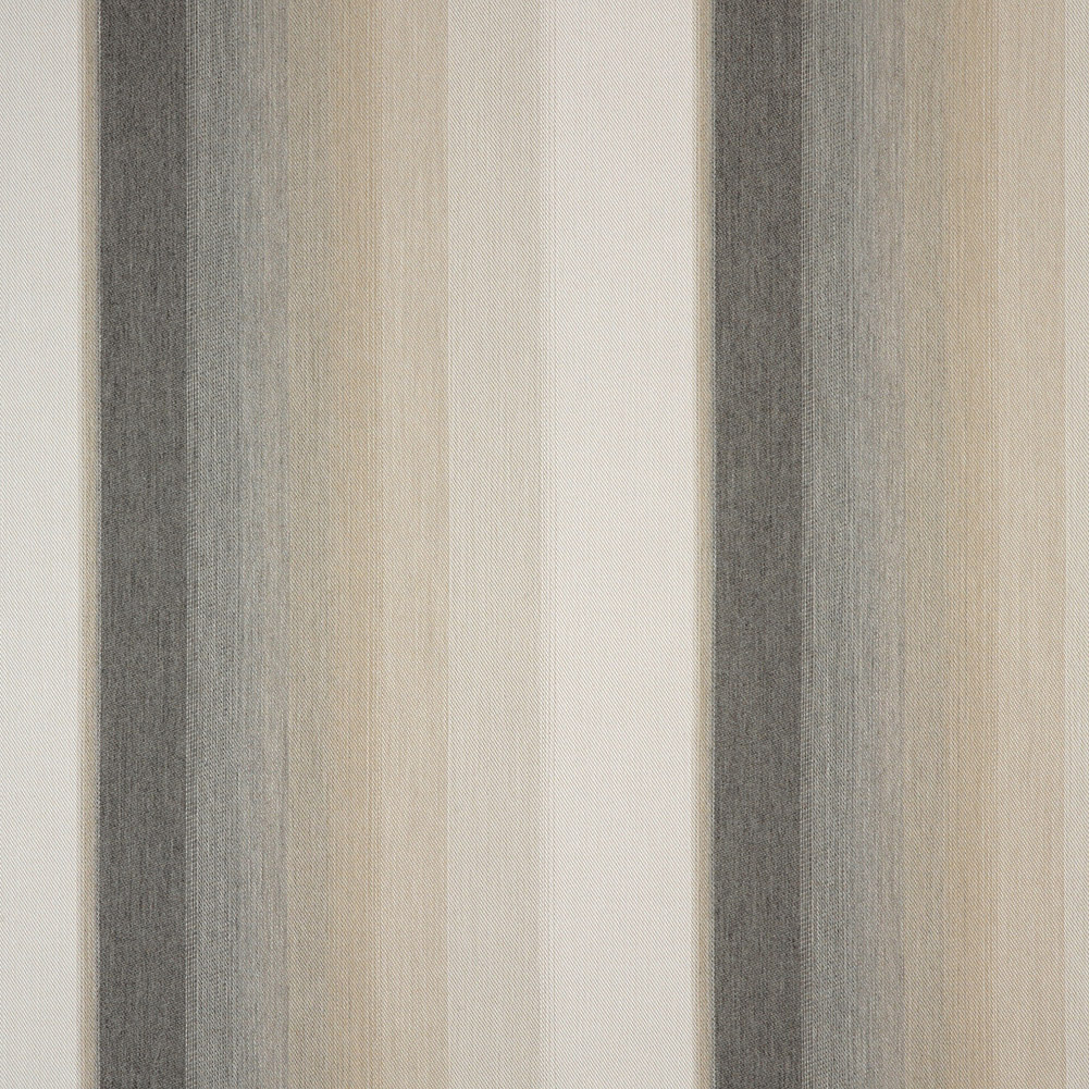 Dip Dye Striped Woven by Sunbrella – Chickadee Gray and Beige Dip Dye Striped Woven by Sunbrella – Chickadee Gray and Beige