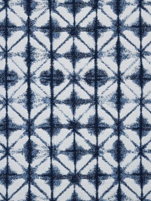 MIdori Upholstery Jacquard by Sunbrella – Indigo Shibori Diamonds MIdori Upholstery Jacquard by Sunbrella – Indigo Shibori Diamonds
