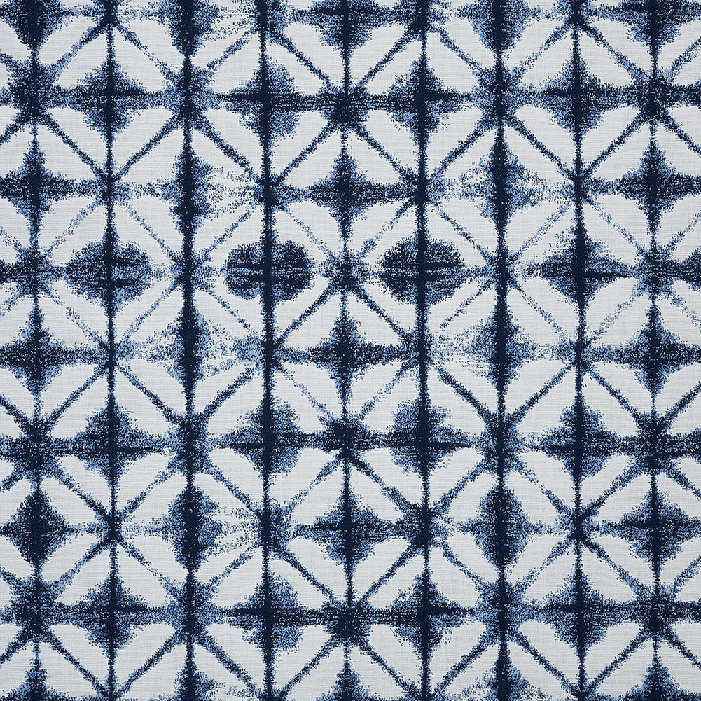 MIdori Upholstery Jacquard by Sunbrella – Indigo Shibori Diamonds MIdori Upholstery Jacquard by Sunbrella – Indigo Shibori Diamonds