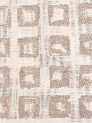 Kindle Jacquard by Sunbrella – Silk Beige Organic Squares Kindle Jacquard by Sunbrella – Silk Beige Organic Squares