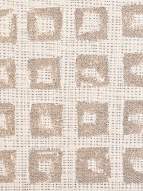 Kindle Jacquard by Sunbrella – Silk Beige Organic Squares Kindle Jacquard by Sunbrella – Silk Beige Organic Squares
