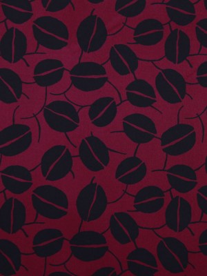 Oscar de la Renta Burnt Russet and Jet Black Coffee Bean Silk Faille Oscar de la Renta Burnt Russet and Jet Black Coffee Bean Silk Faille