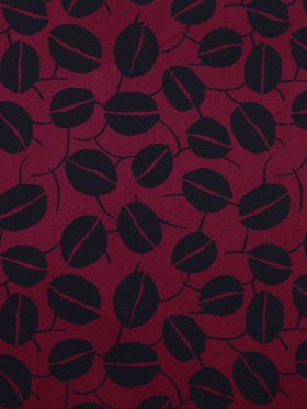 Oscar de la Renta Burnt Russet and Jet Black Coffee Bean Silk Faille Oscar de la Renta Burnt Russet and Jet Black Coffee Bean Silk Faille