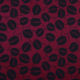Oscar de la Renta Burnt Russet and Jet Black Coffee Bean Silk Faille Oscar de la Renta Burnt Russet and Jet Black Coffee Bean Silk Faille