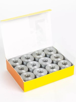 DecoBobâ„¢ Pre-Wound Longarm Bobbins DBLM-103 – Grey DecoBobâ„¢ Pre-Wound Longarm Bobbins DBLM-103 – Grey