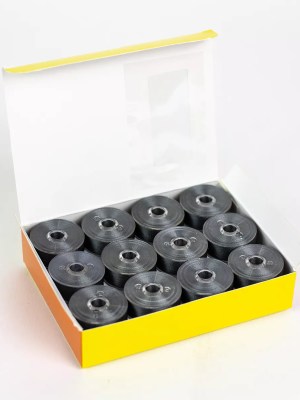 DecoBobâ„¢ Pre-Wound Longarm Bobbins DBLM-122 – Dark Grey DecoBobâ„¢ Pre-Wound Longarm Bobbins DBLM-122 – Dark Grey