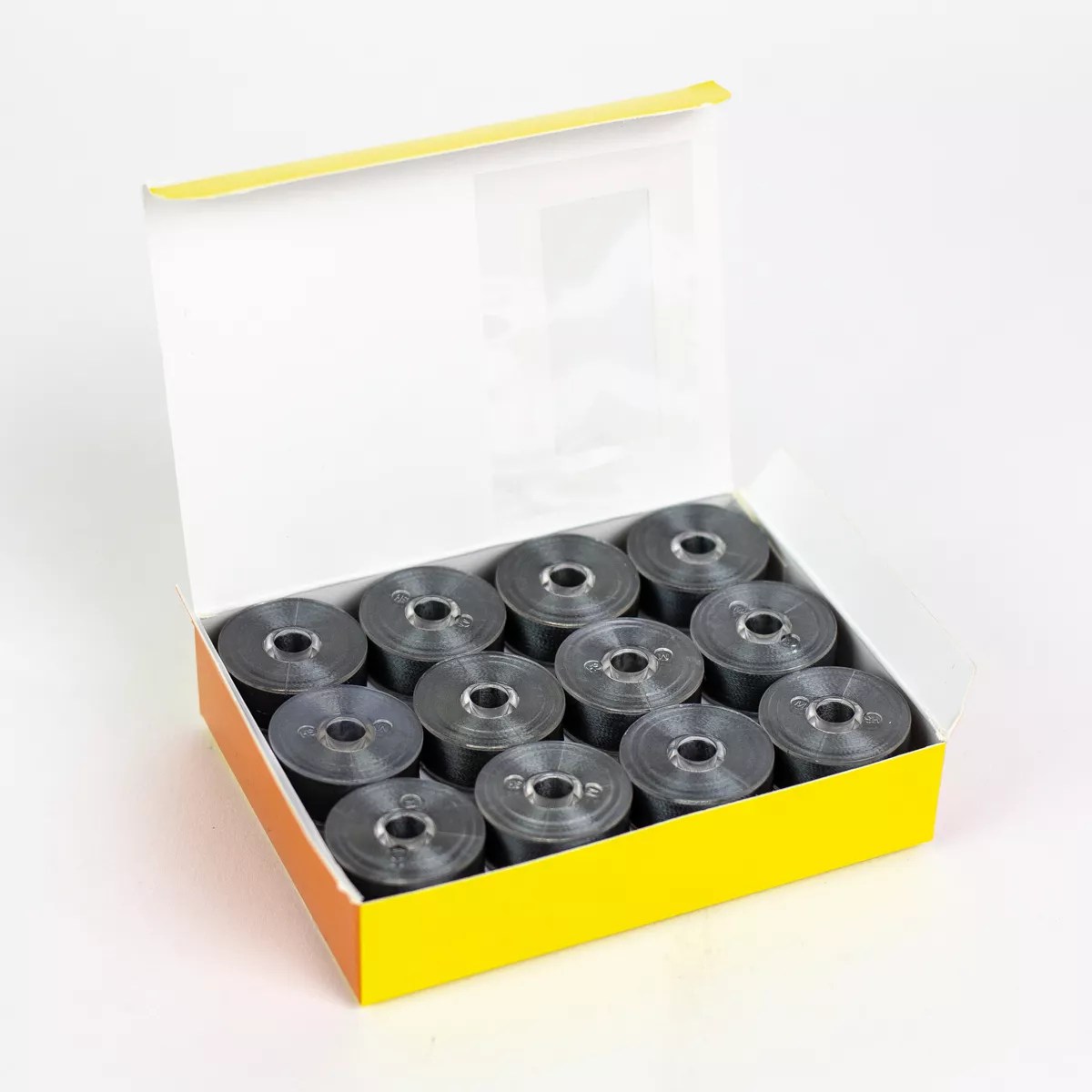 DecoBob™ Pre-Wound Longarm Bobbins DBLM-122 – Dark Grey DecoBob™ Pre-Wound Longarm Bobbins DBLM-122 – Dark Grey