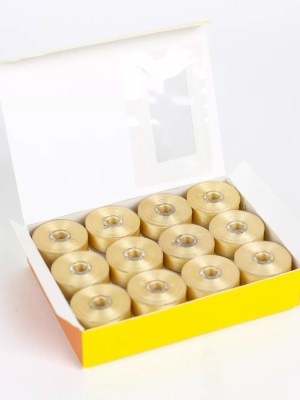 DecoBobâ„¢ Pre-Wound Longarm Bobbins DBLM-138 – Soft Gold DecoBobâ„¢ Pre-Wound Longarm Bobbins DBLM-138 – Soft Gold