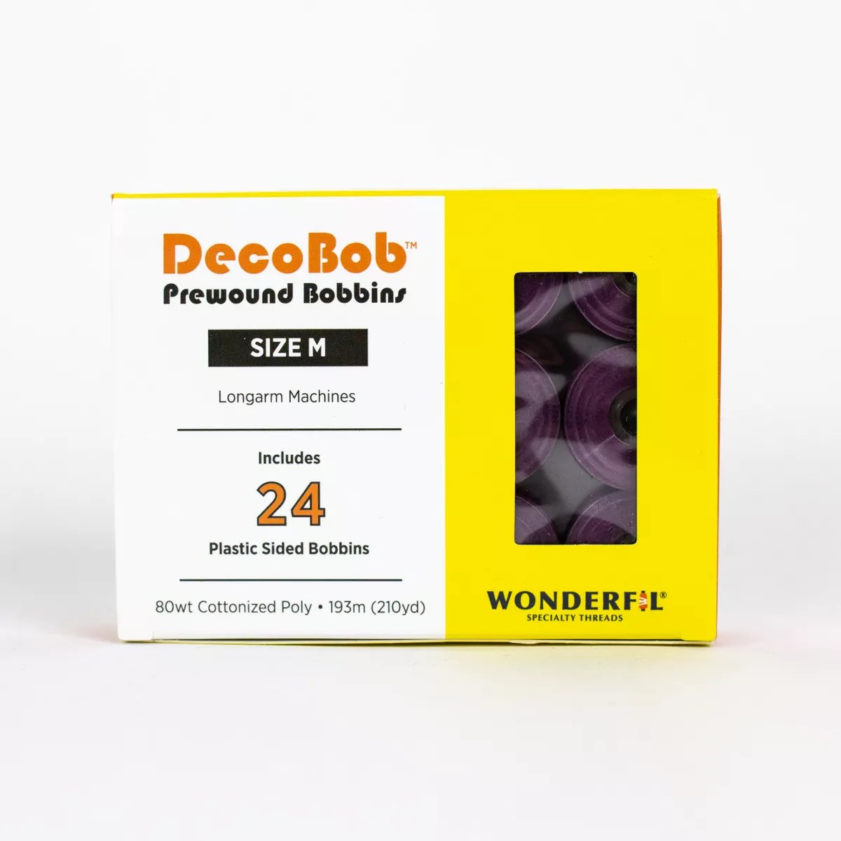 DecoBob™ Pre-Wound Longarm Bobbins DBLM-308 - Soft Purple