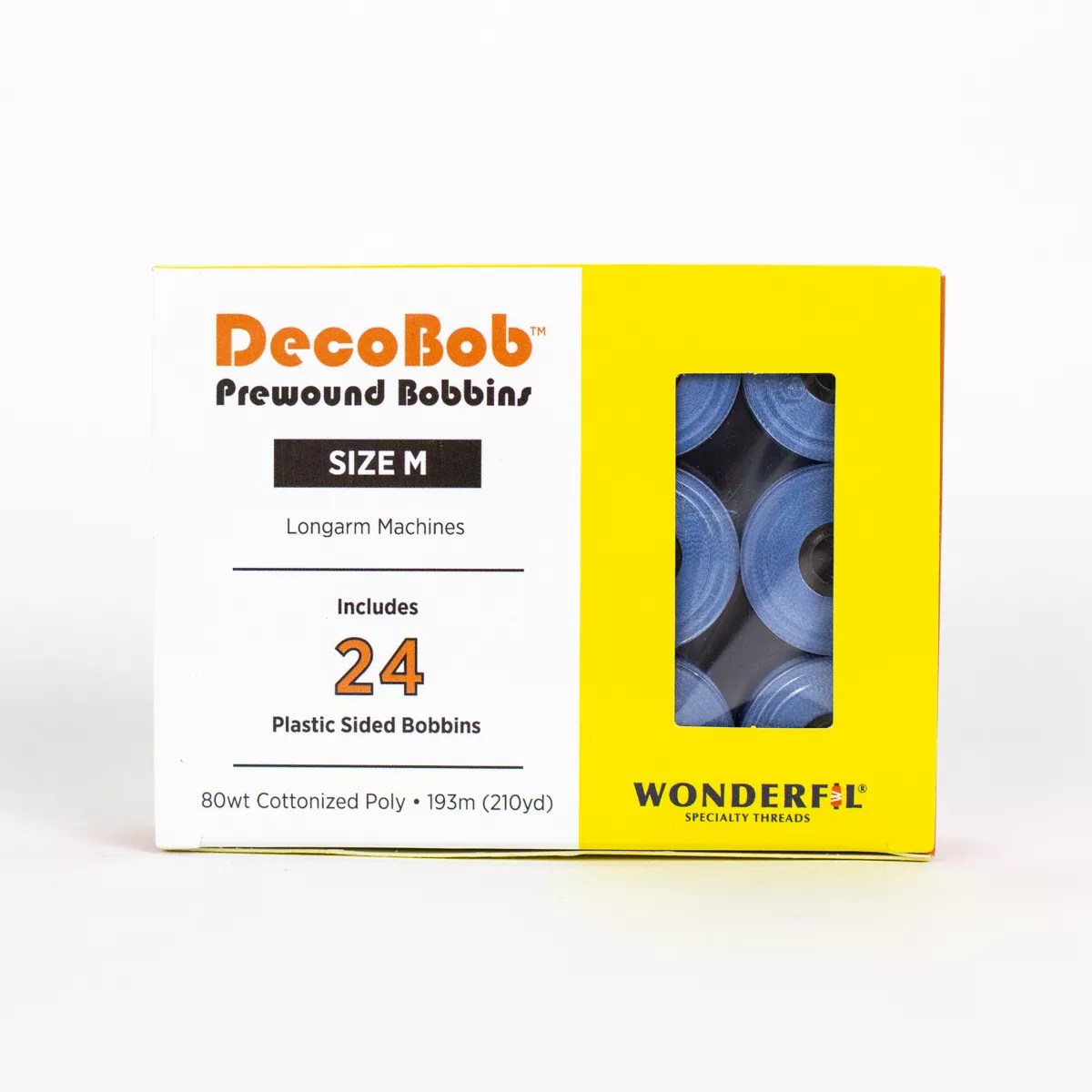 DecoBob™ Pre-Wound Longarm Bobbins DBLM-319 - Sky Blue