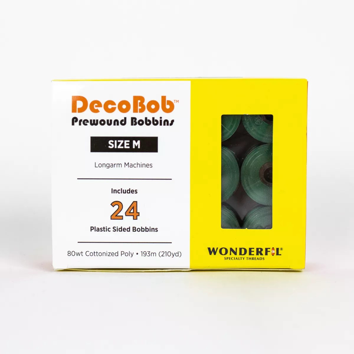 DecoBob™ Pre-Wound Longarm Bobbins DBLM-501 - Evergreen
