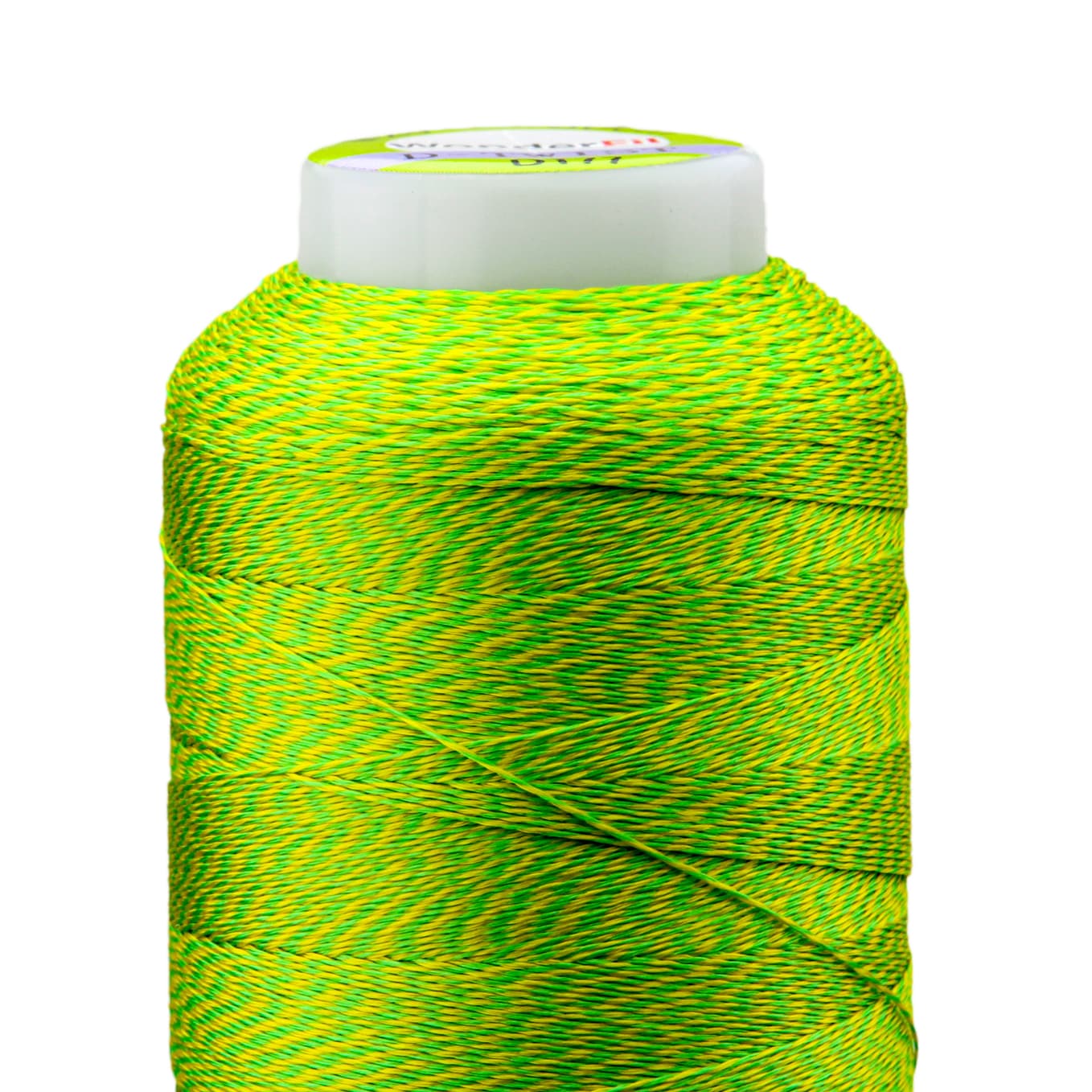 D-Twist™ 20wt Twisted Rayon Thread DT77 - Gold/Green