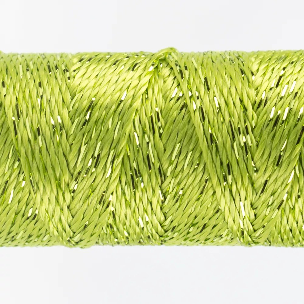 Sue Spargo Dazzle™ 8wt Rayon with Metallic Thread SSDZS4149 - Macaw Green