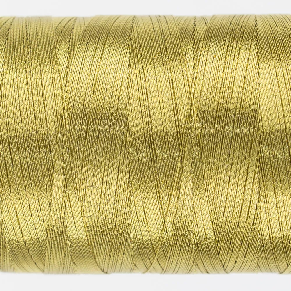 Spotliteâ„¢ 40wt Rayon-Core Metallic Thread MT6602 - Light Gold