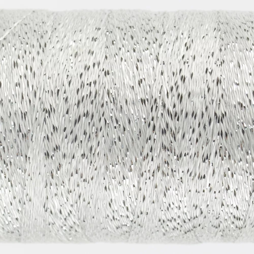 Spotlite™ 40wt Rayon-Core Metallic Thread MT6150 - White Silver