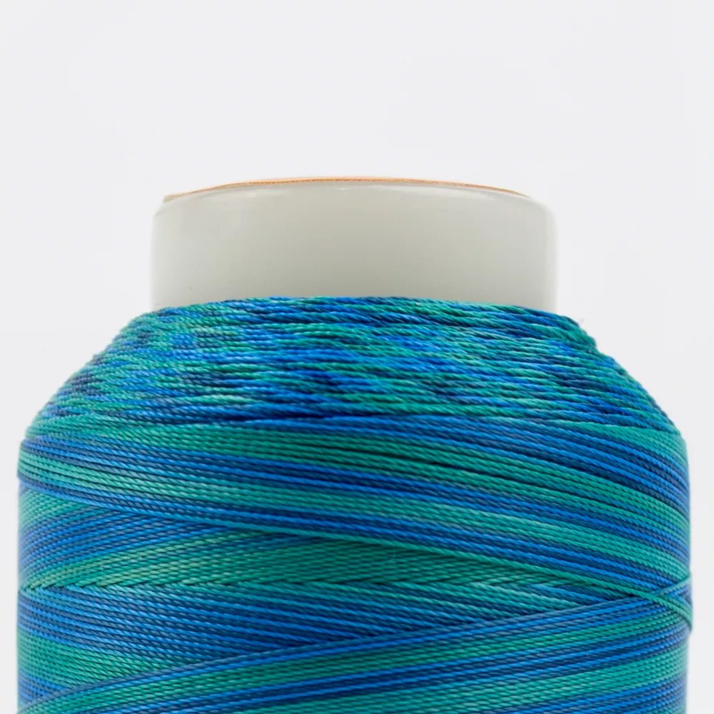 Silco™ 35wt Lint-Free Cotton Thread SCM16 - Blues/Greens