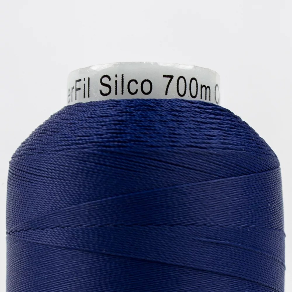 Silco™ 35wt Lint-Free Cotton Thread SC25 - Dark Blue
