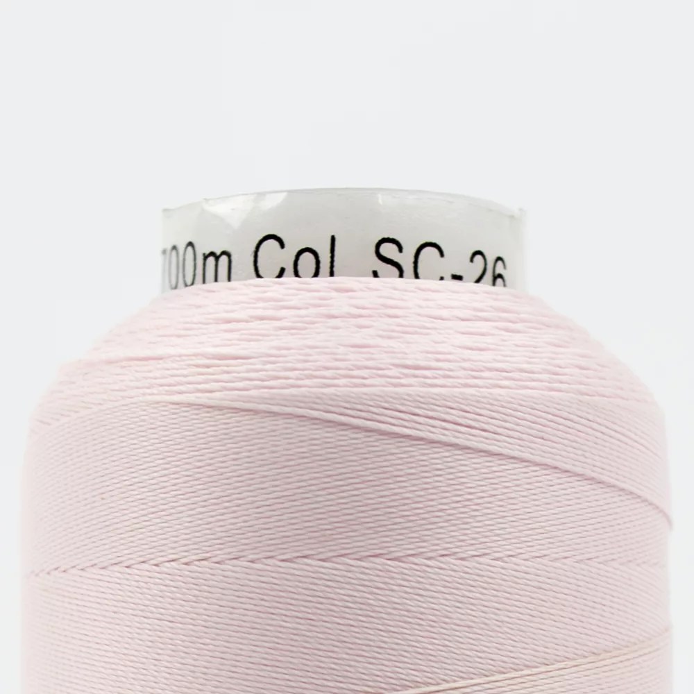 Silco™ 35wt Lint-Free Cotton Thread SC26 - Light Pink